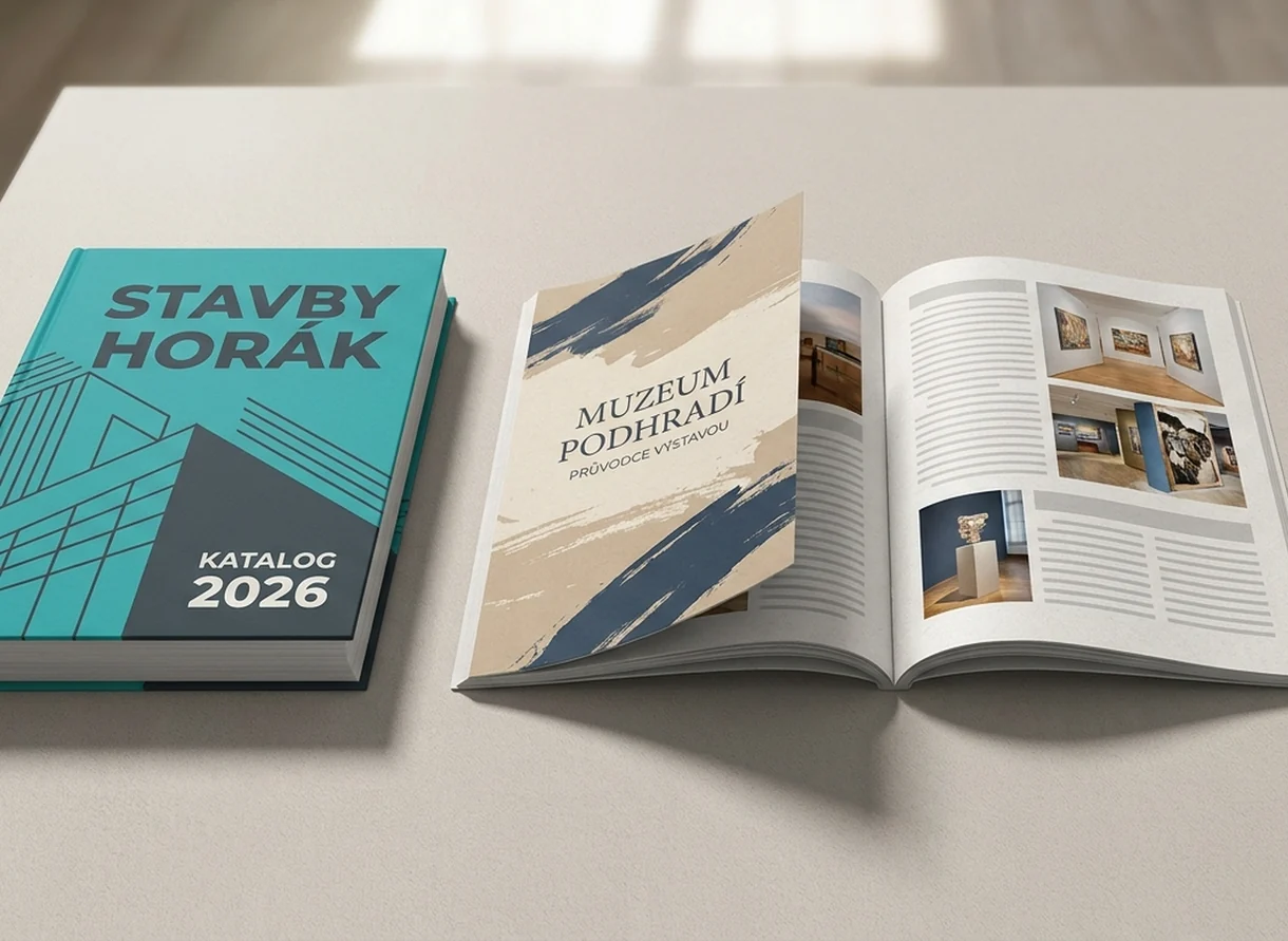 Firemní katalog, muzejní průvodce výstavou a školní ročenka